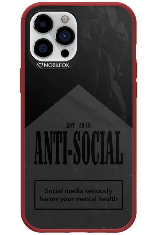 ANTI-SOCIAL (BLVCK) 2.0 - Apple iPhone 12 Pro Max