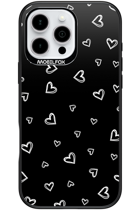 Monochrome Hearts 2.0 - Apple iPhone 16 Pro Max
