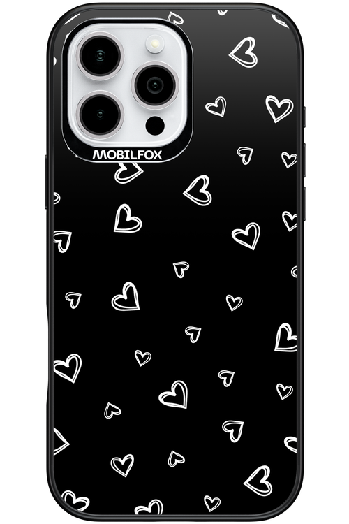 Monochrome Hearts 2.0 - Apple iPhone 16 Pro Max