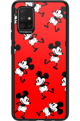 Iconic Mouse (red pattern) - Samsung Galaxy A51