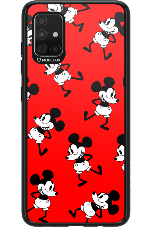 Iconic Mouse (red pattern) - Samsung Galaxy A51