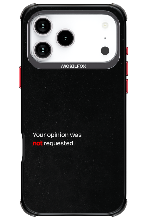 Not Requested 2.0 - Apple iPhone 17 Pro Max