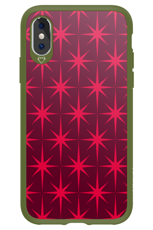 Burgundy Starss - Apple iPhone X