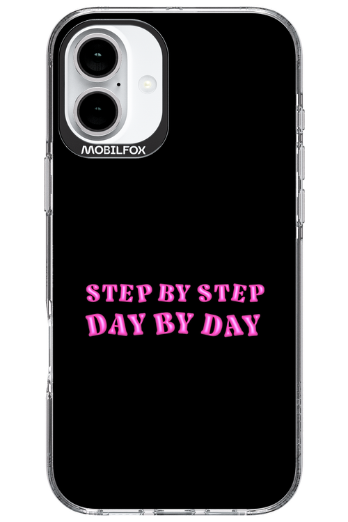 Step by Step Black - Apple iPhone 16 Plus