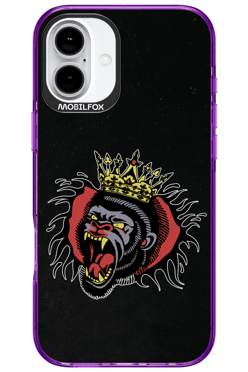 Monkey Rage Black - Apple iPhone 16 Plus