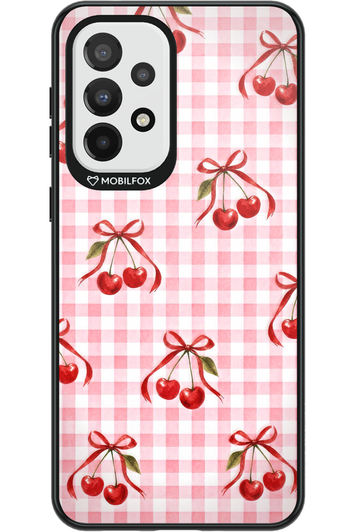Pink Cherry Checked 2.0 - Samsung Galaxy A33