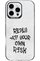 At Your Own Risk - Apple iPhone 16 Pro Max