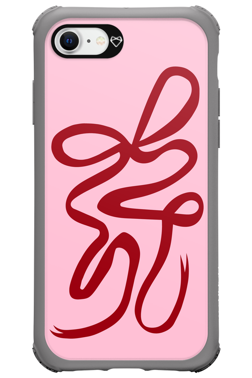 Burgundy Bow - Apple iPhone SE 2020