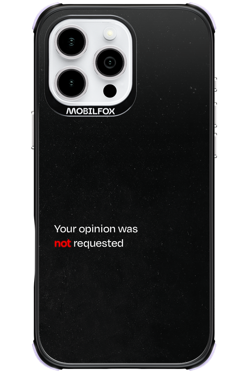 Not Requested 2.0 - Apple iPhone 16 Pro Max