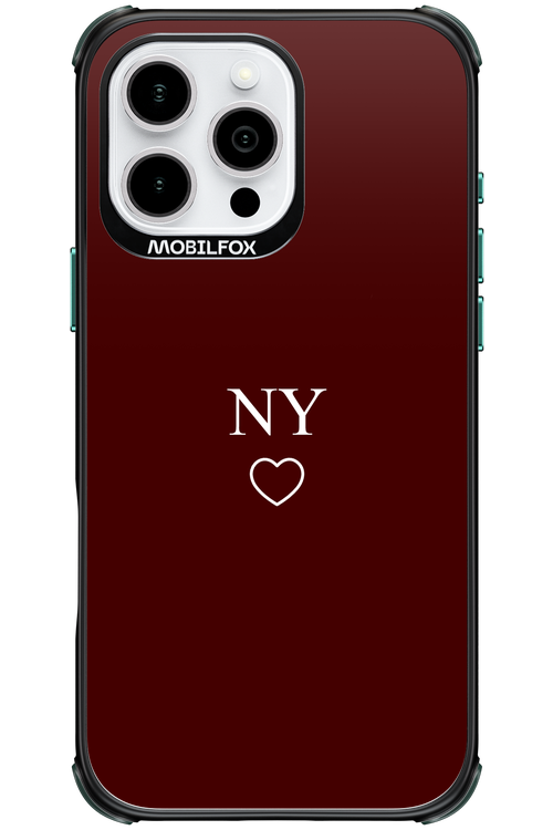 NY Burgundia 2.0 - Apple iPhone 16 Pro Max