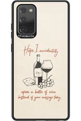 Bottle of wine 2.0 - Samsung Galaxy Note 20
