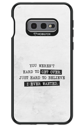 Hard to Believe 2.0 - Samsung Galaxy S10e
