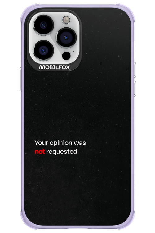 Not Requested 2.0 - Apple iPhone 13 Pro Max