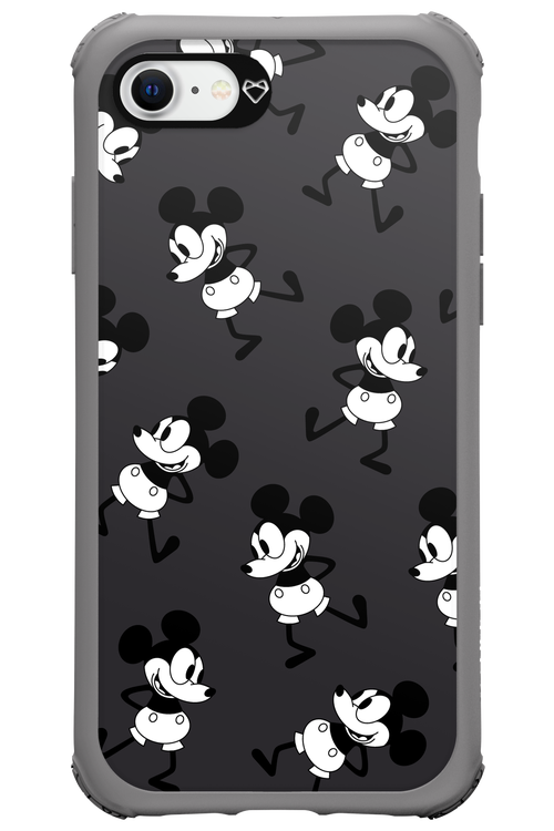 Iconic Mouse (antracite pattern) - Apple iPhone SE 2020