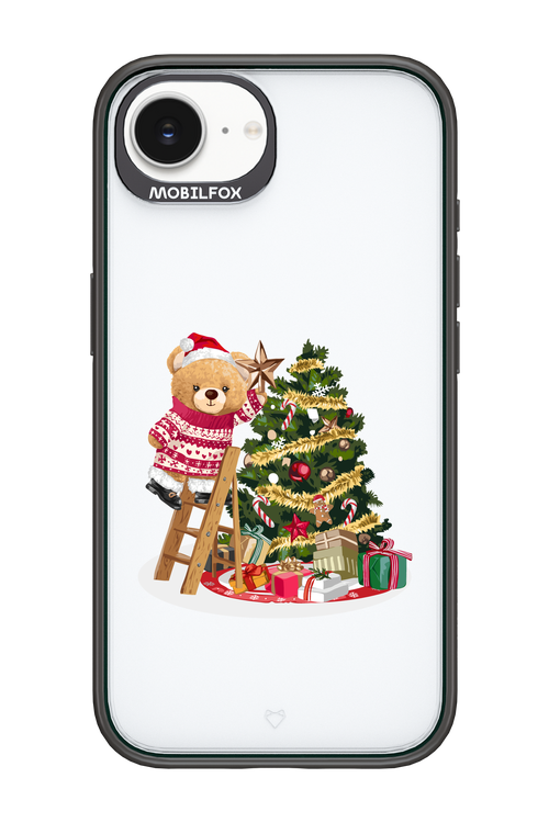 Christmas Bear (Transparent) - Apple iPhone 16e