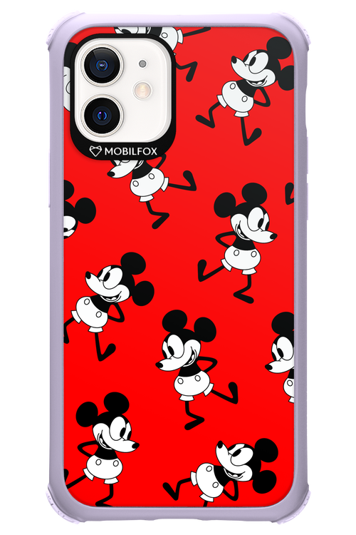 Iconic Mouse (red pattern) - Apple iPhone 12