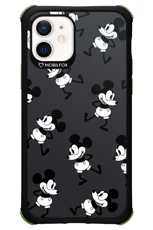 Iconic Mouse (antracite pattern) - Apple iPhone 12