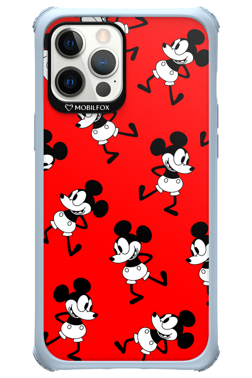 Iconic Mouse (red pattern) - Apple iPhone 12 Pro Max