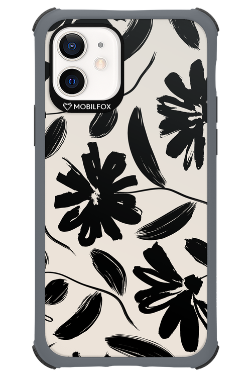 Monochrome Flowerss 2.0 - Apple iPhone 12