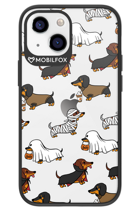 Scary Dachshund (Transparent) - Apple iPhone 13 Mini