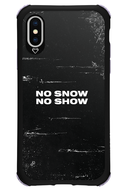 No snow, no show - Apple iPhone X