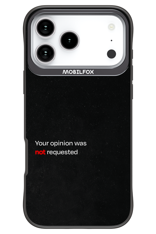 Not Requested 2.0 - Apple iPhone 17 Pro Max