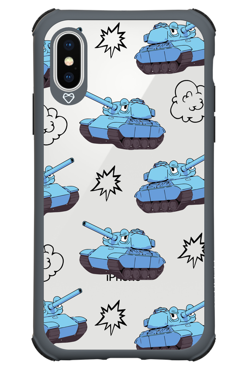 Tank Guy Transparent - Apple iPhone XS