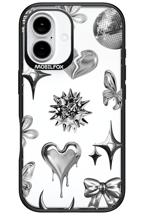 Silver Zone Transparent - Apple iPhone 16