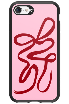 Burgundy Bow - Apple iPhone SE 2020