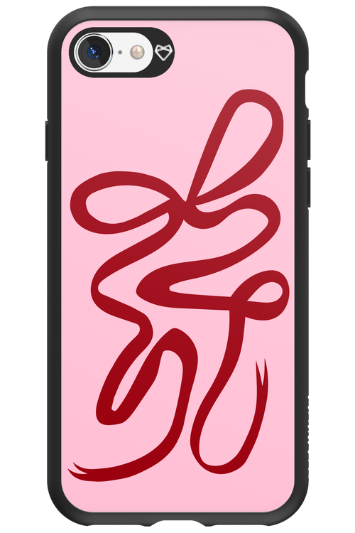 Burgundy Bow - Apple iPhone SE 2020