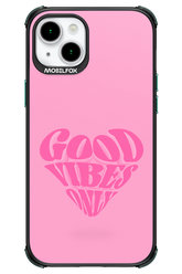 Good Vibes Heart - Apple iPhone 15 Plus