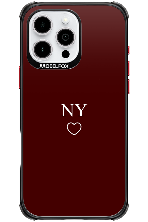 NY Burgundia 2.0 - Apple iPhone 16 Pro Max