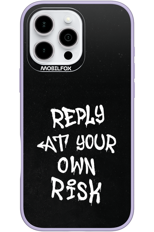 Risk Black 2.0 - Apple iPhone 16 Pro Max
