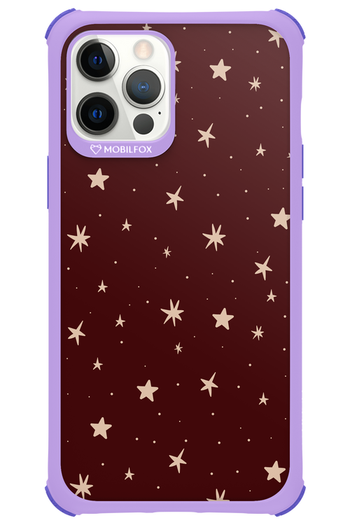 Burgundy Stars - Apple iPhone 12 Pro Max