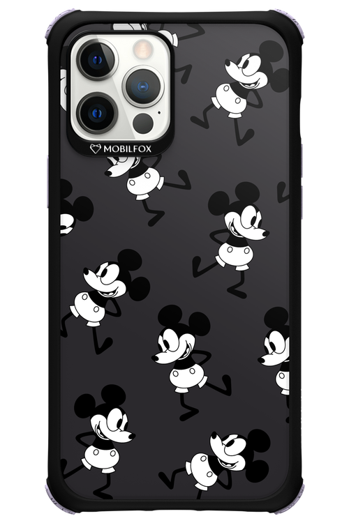 Iconic Mouse (antracite pattern) - Apple iPhone 12 Pro Max