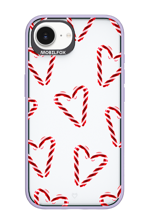 Candy Cane Hearts - Apple iPhone 16e