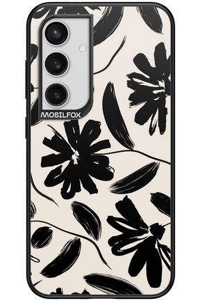 Monochrome Flowerss - Samsung Galaxy S24