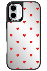 Mini Hearts Red Mirror 2.0 - Apple iPhone 16 Plus