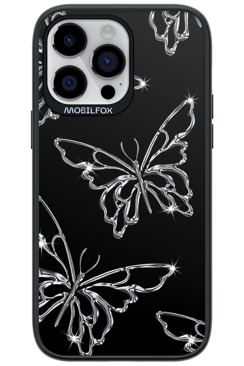 Silver Butterfly 2.0 - Apple iPhone 14 Pro Max