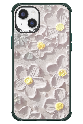 White Flowers - Apple iPhone 14 Plus