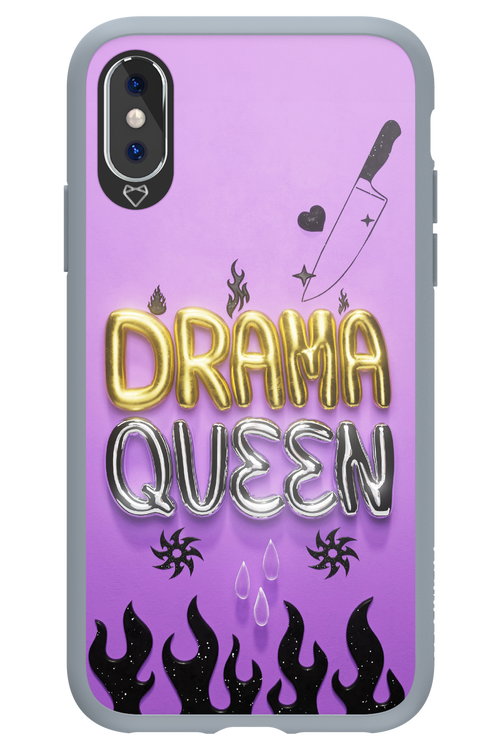 Drama Queen Purple - Apple iPhone X