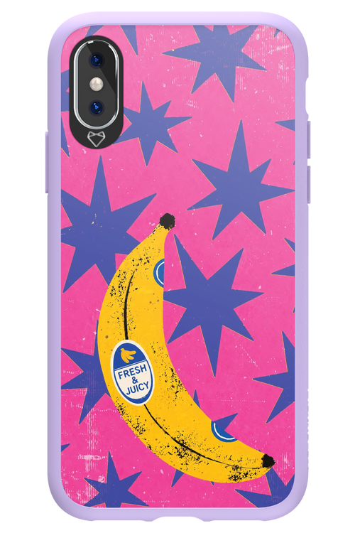 BANANA POP BLUE 2.0 - Apple iPhone XS