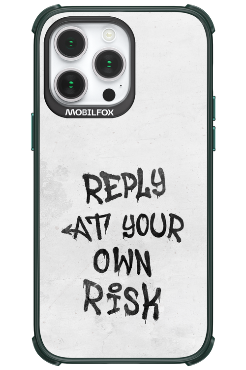 At Your Own Risk 2.0 - Apple iPhone 14 Pro Max
