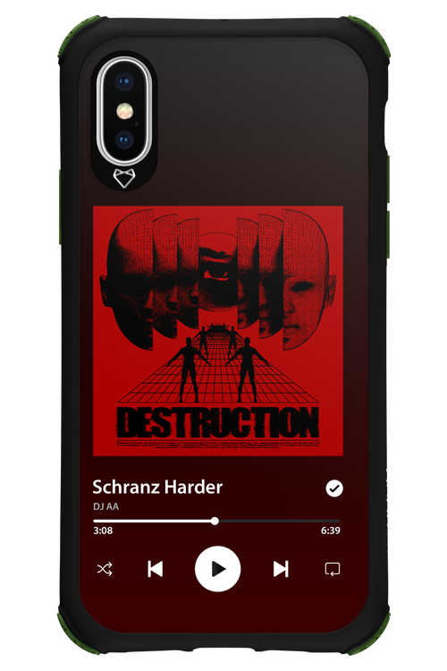 Destruction - Apple iPhone X