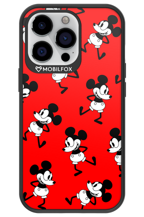 Iconic Mouse (red pattern) - Apple iPhone 13 Pro