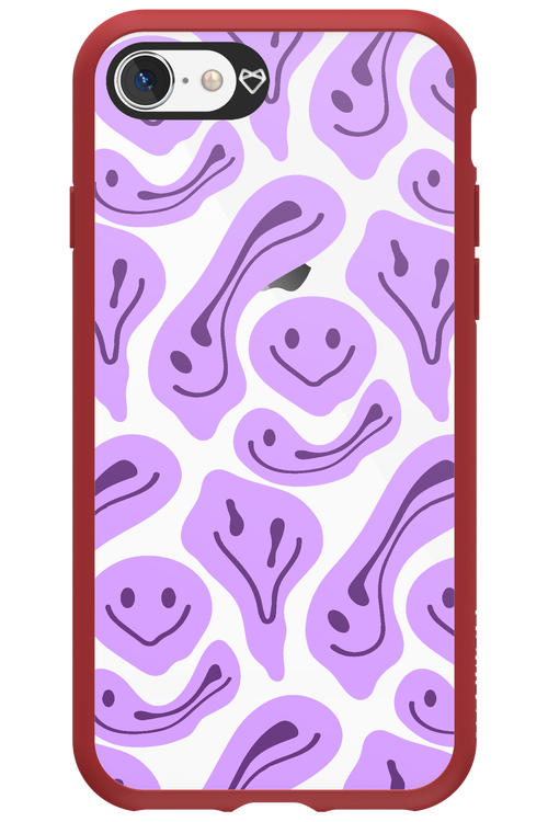 Fluid Smiley Purple - Apple iPhone 8