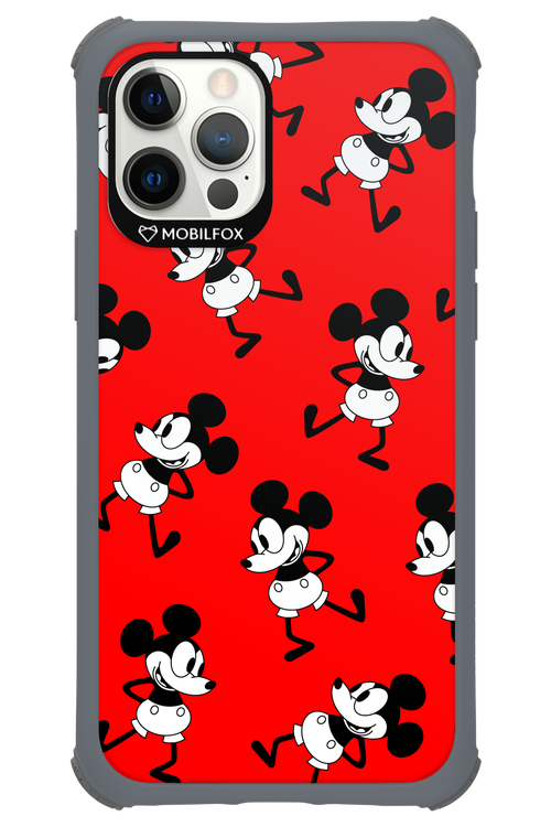 Iconic Mouse (red pattern) - Apple iPhone 12 Pro