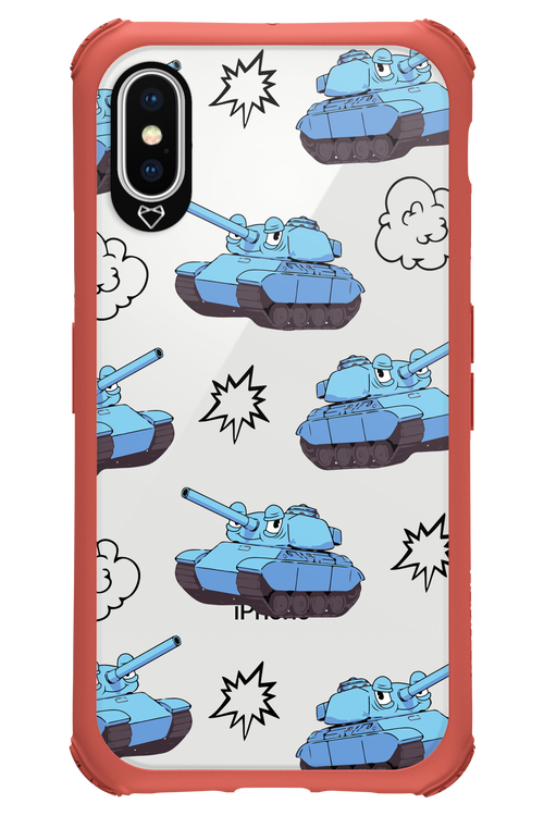 Tank Guy Transparent - Apple iPhone X