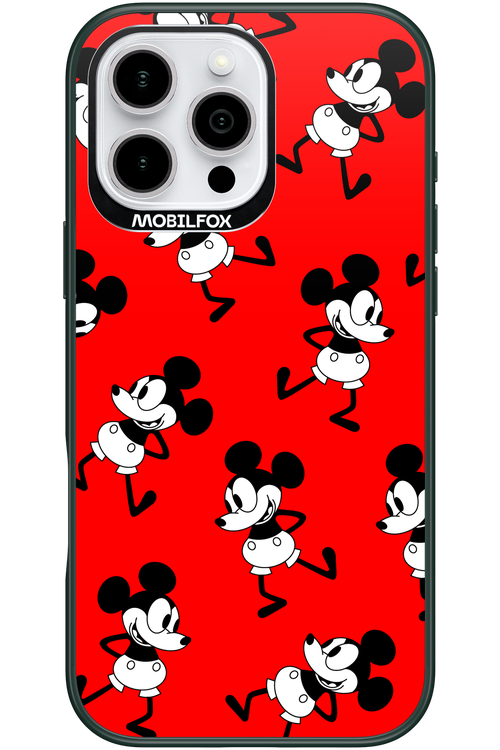 Iconic Mouse (red pattern) - Apple iPhone 16 Pro Max
