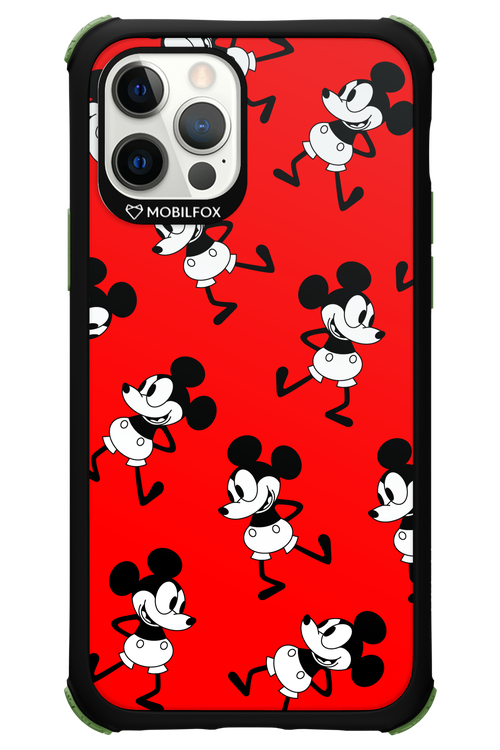 Iconic Mouse (red pattern) - Apple iPhone 12 Pro